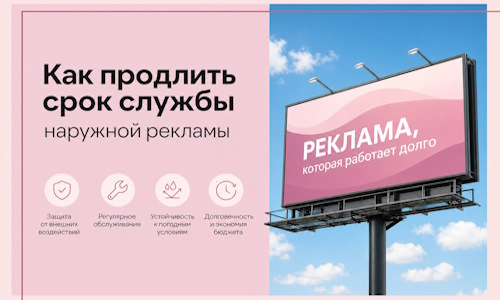 Как продлить срок службы наружной рекламы в Щёлкове