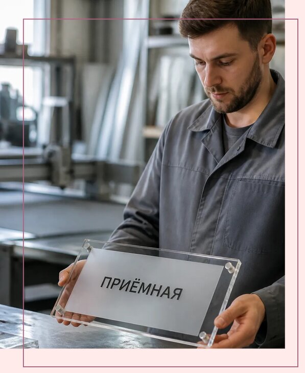 Таблички из оргстекла на заказ в Щёлкове от 4057 р. | Аванза-Щлк